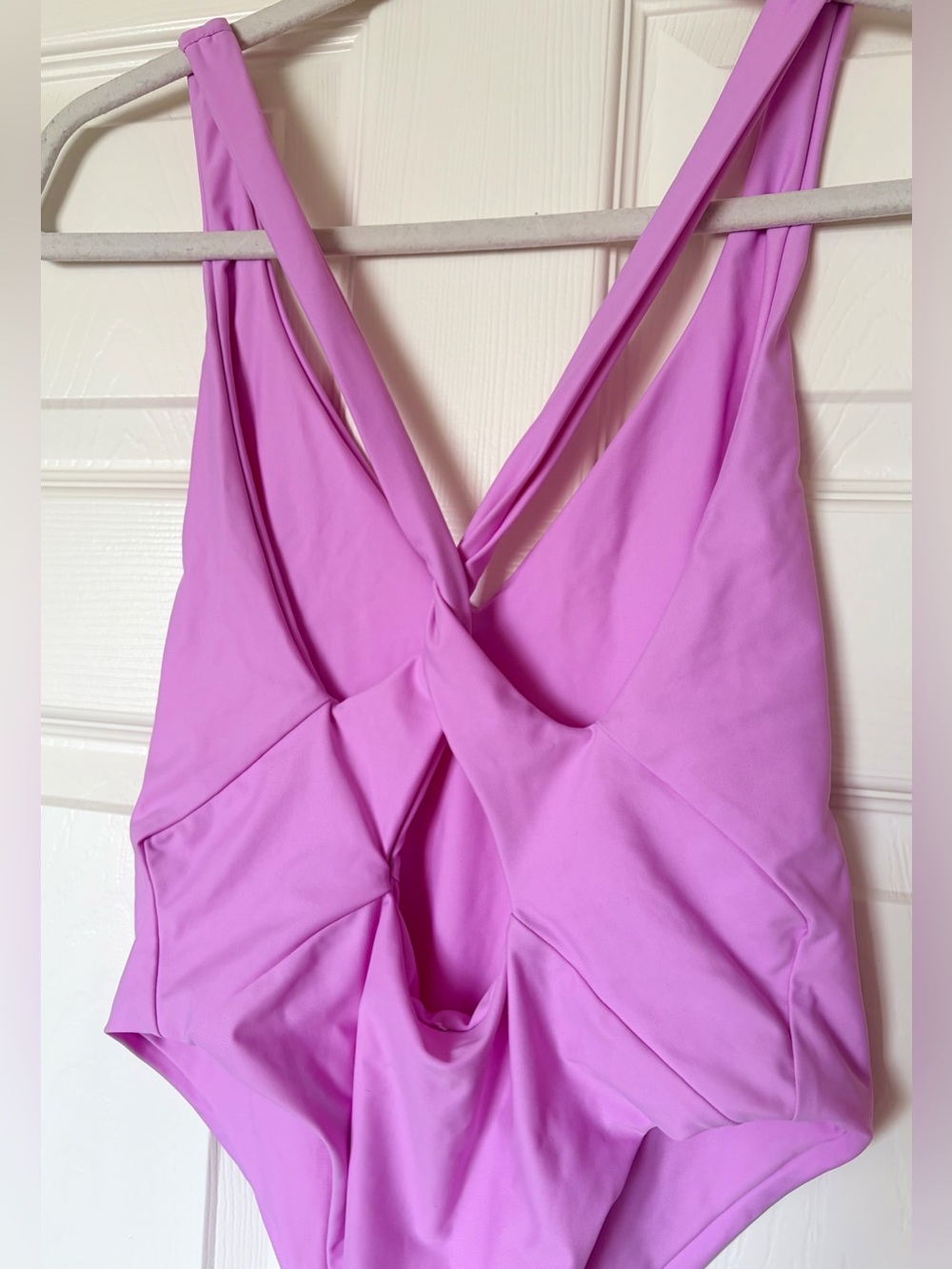 Free People Twist One-Piece Swimsuit in Orchid Pink — Size M (runs small) - Picture 4 of 10